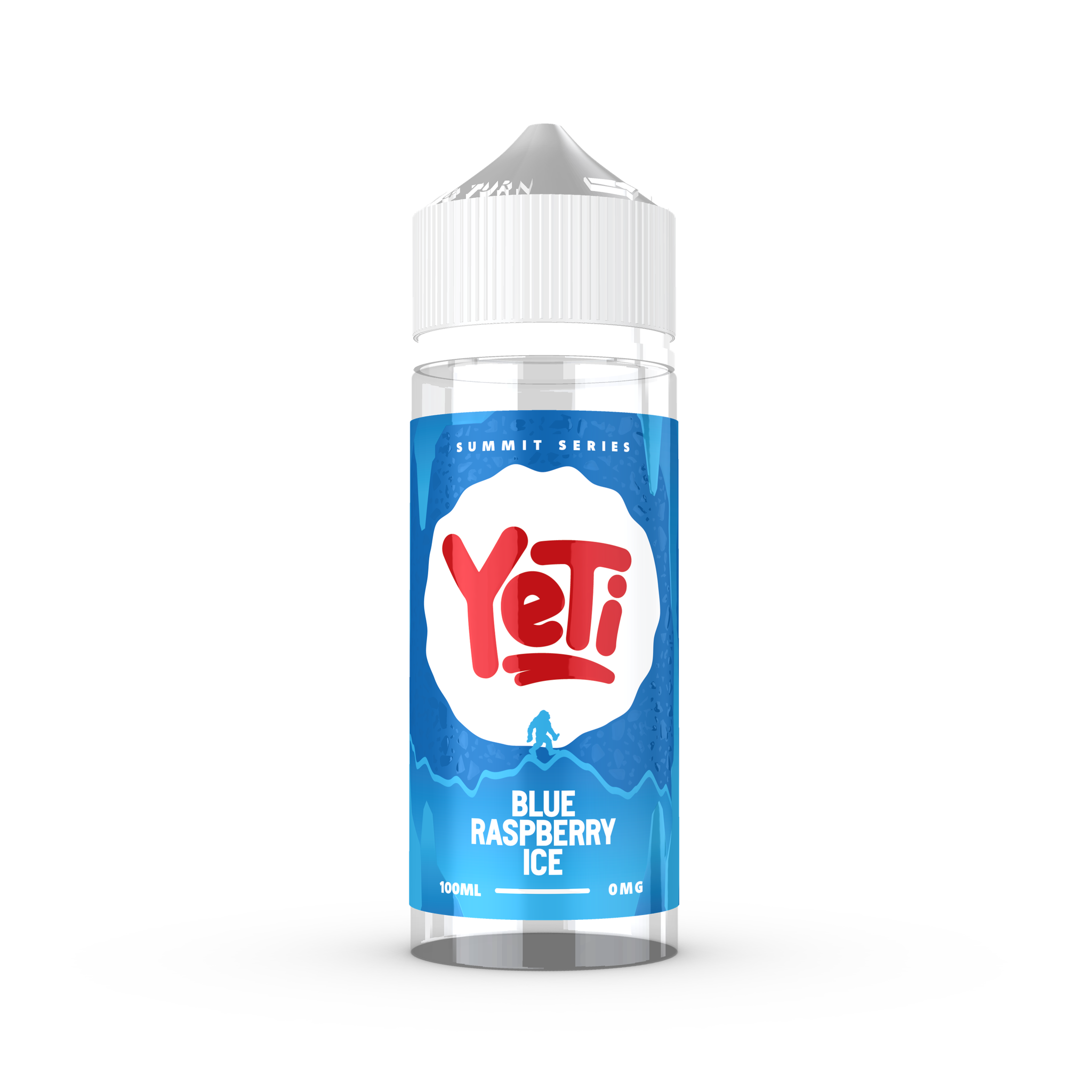YETI Summit - Blue Raspberry Ice 100ml Shortfill E-Liquid - The British Vape Company