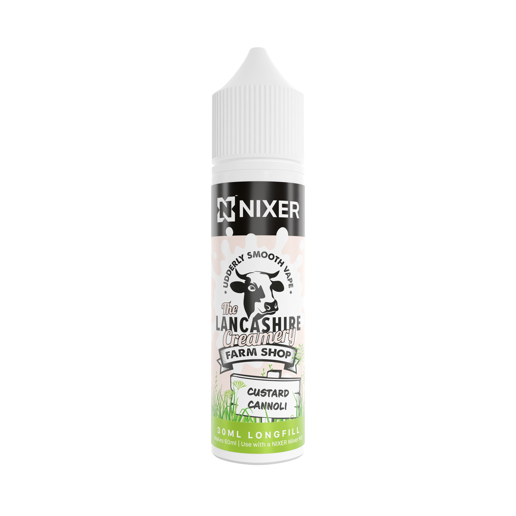 Nixer X The Lancashire Creamery - Custard Cannoli 60ml Longfill E-Liquid