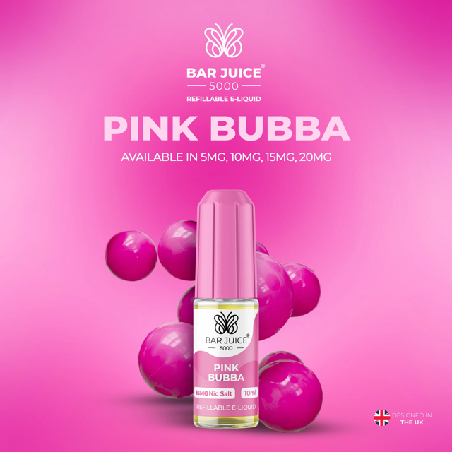 BAR JUICE 5000 - Pink Bubba 10ml E-Liquid