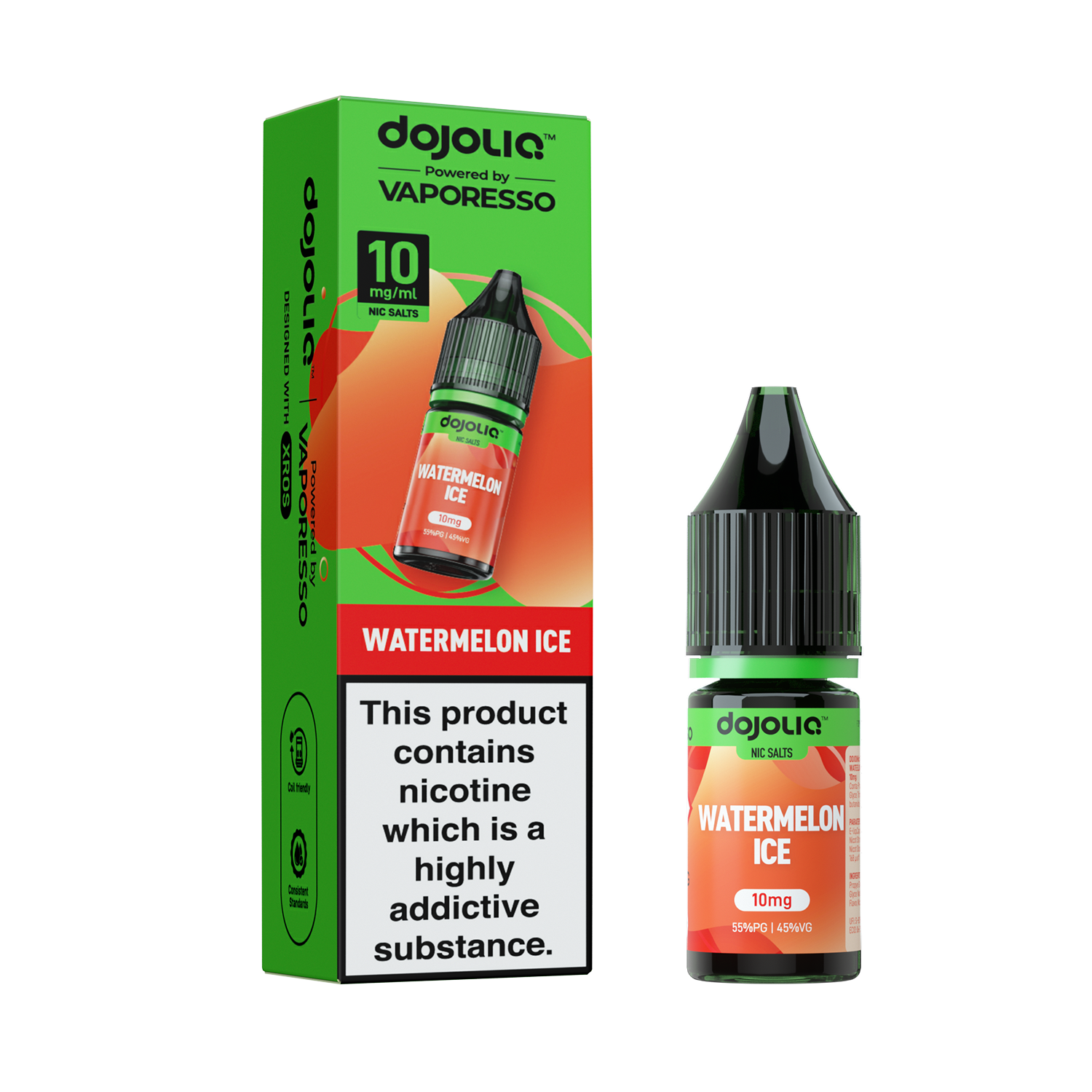 DOJOLIQ - Watermelon Ice Nic Salt 10ml Vape Juice