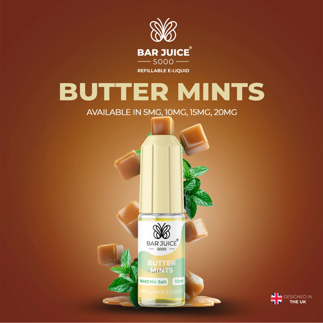BAR JUICE 5000 - Butter Mints 10ml E-Liquid