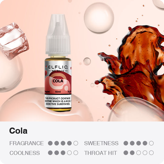 ELFLIQ - Cola 10ml E-Liquid - The British Vape Company