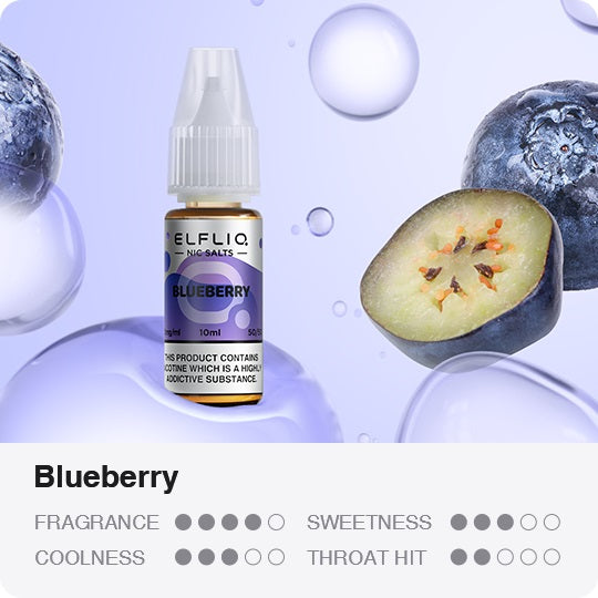 ELFLIQ - Blueberry 10ml E-Liquid - The British Vape Company