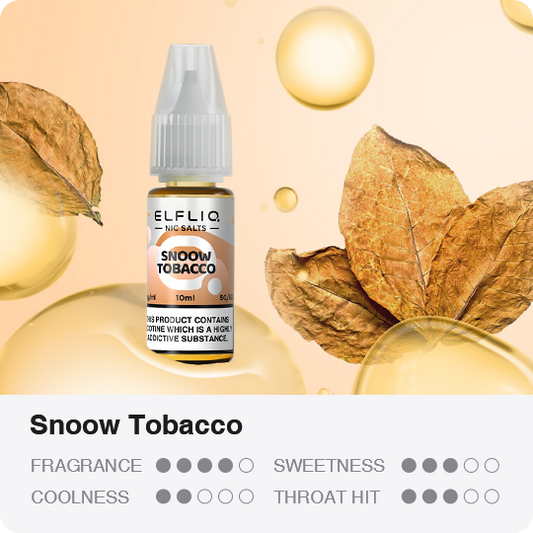 ELFLIQ - Cream Tobacco 10ml E-Liquid - The British Vape Company
