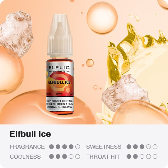 ELFLIQ - Elfbull Ice 10ml E-Liquid - The British Vape Company