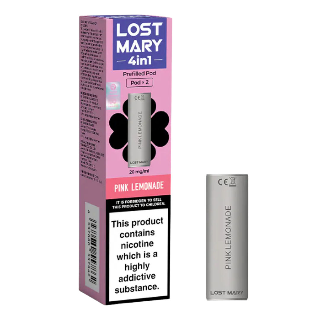 LOST MARY - 4 in 1 Prefilled Replacement Vape Pods (2pcs) - The British Vape Company