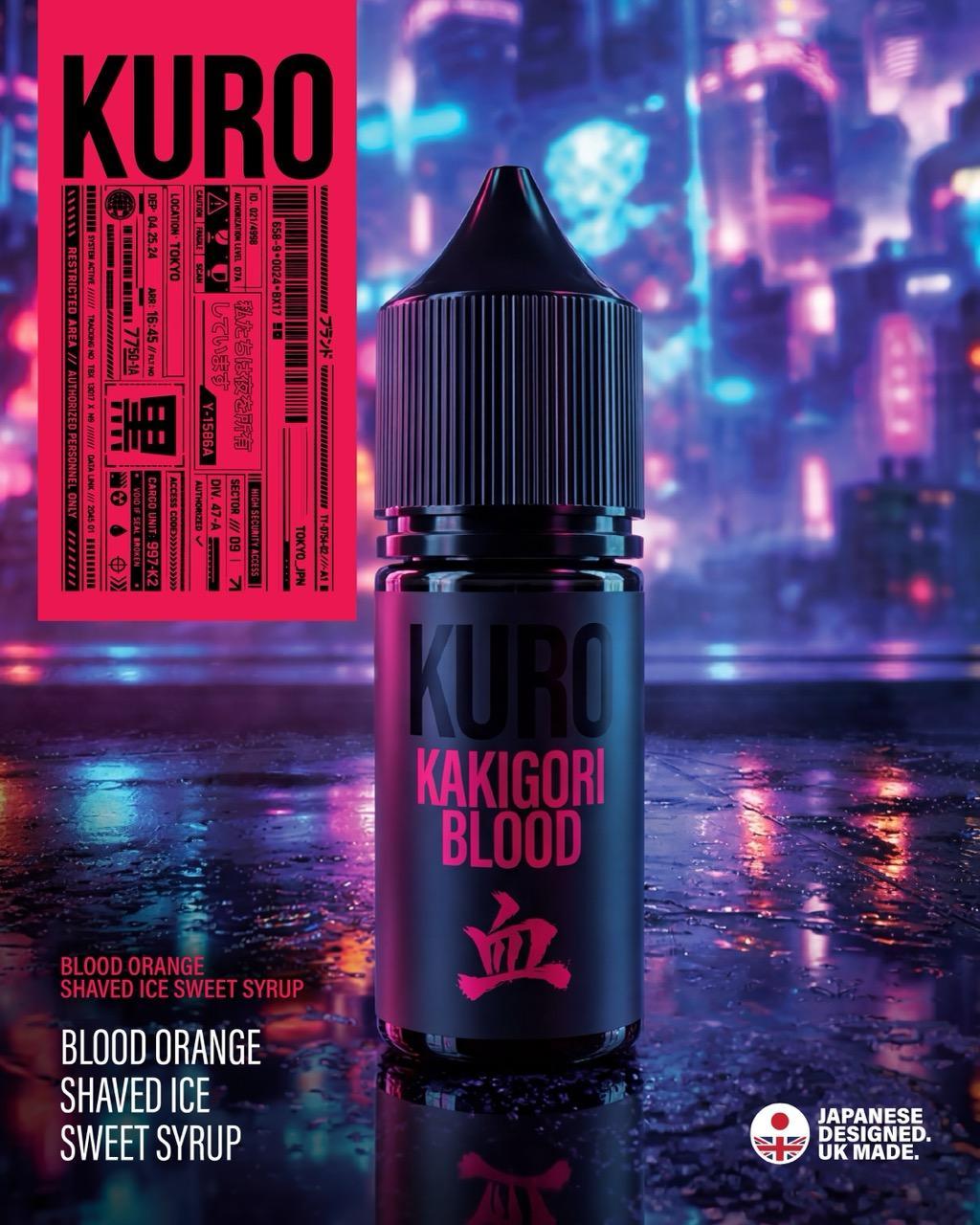 KURO by RIOT - Kakigori Blood Nic Salt 10ml Vape Juice