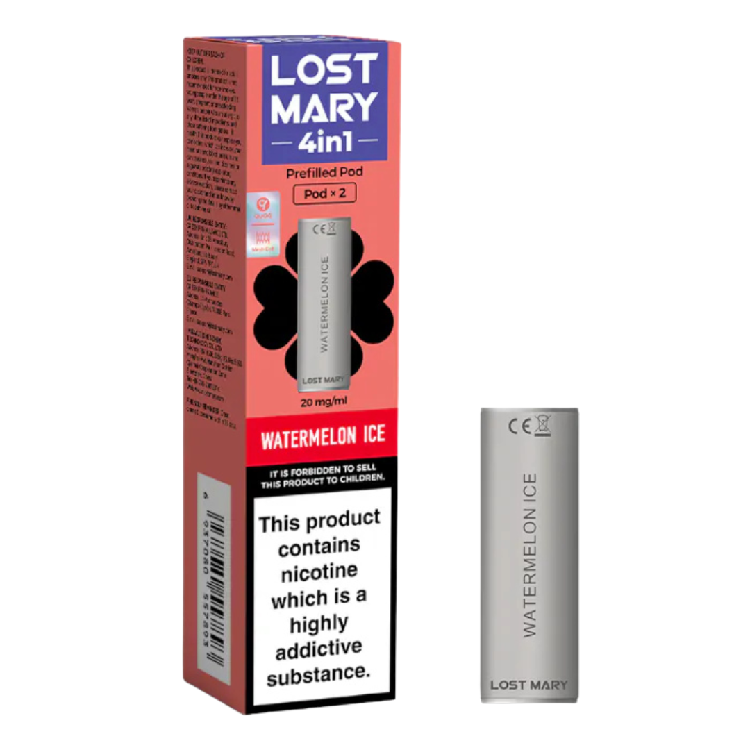 LOST MARY - 4 in 1 Prefilled Replacement Vape Pods (2pcs) LOST MARY - 4 in 1 Prefilled Replacement Vape Pods (2pcs)