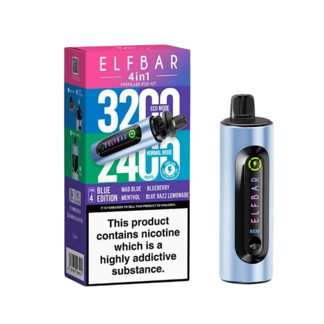 ELFBAR - 4 in 1 Prefilled Pod Vape Kit - The British Vape Company