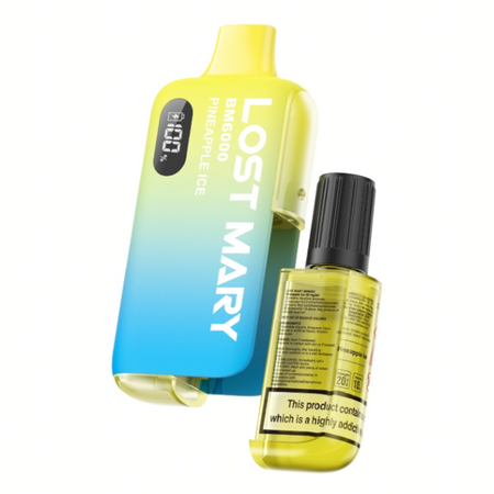 LOST-MARY-BIG-PUFF-DISPOSABLE-VAPE-BM6000-PINEAPPLE-ICE