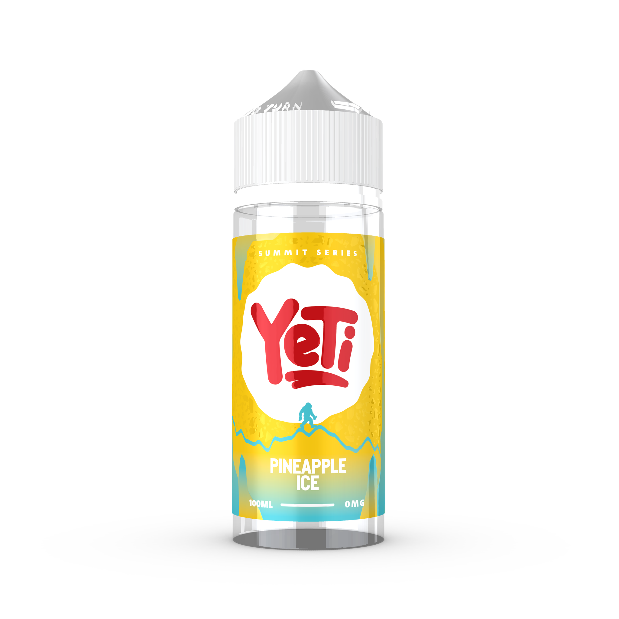 YETI Summit - Pineapple Ice 100ml Shortfill E-Liquid - The British Vape Company