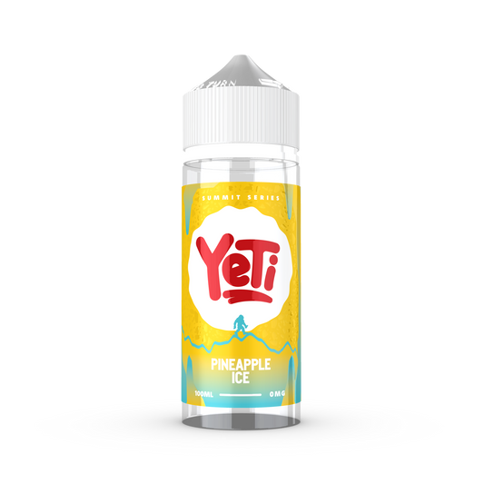 YETI Summit - Pineapple Ice 100ml Shortfill E-Liquid - The British Vape Company