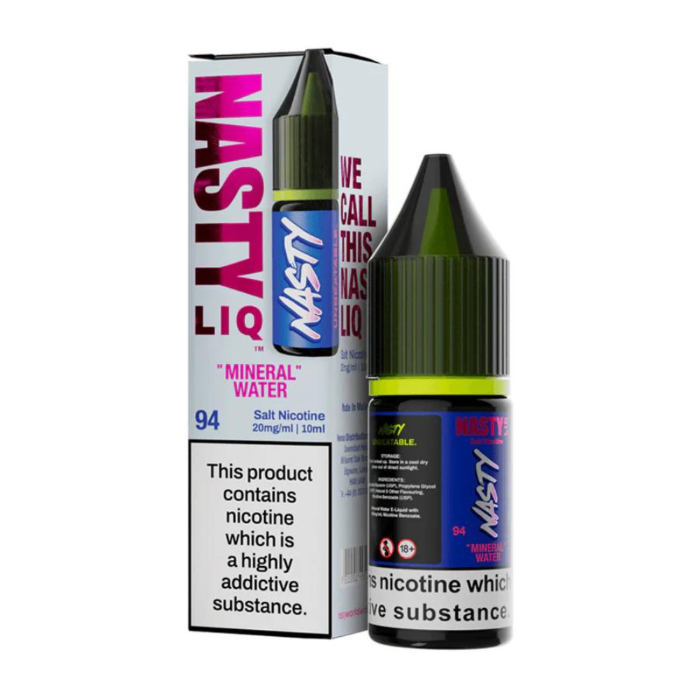 NASTY LIQ -  Mineral Water 10ml E-Liquid - The British Vape Company