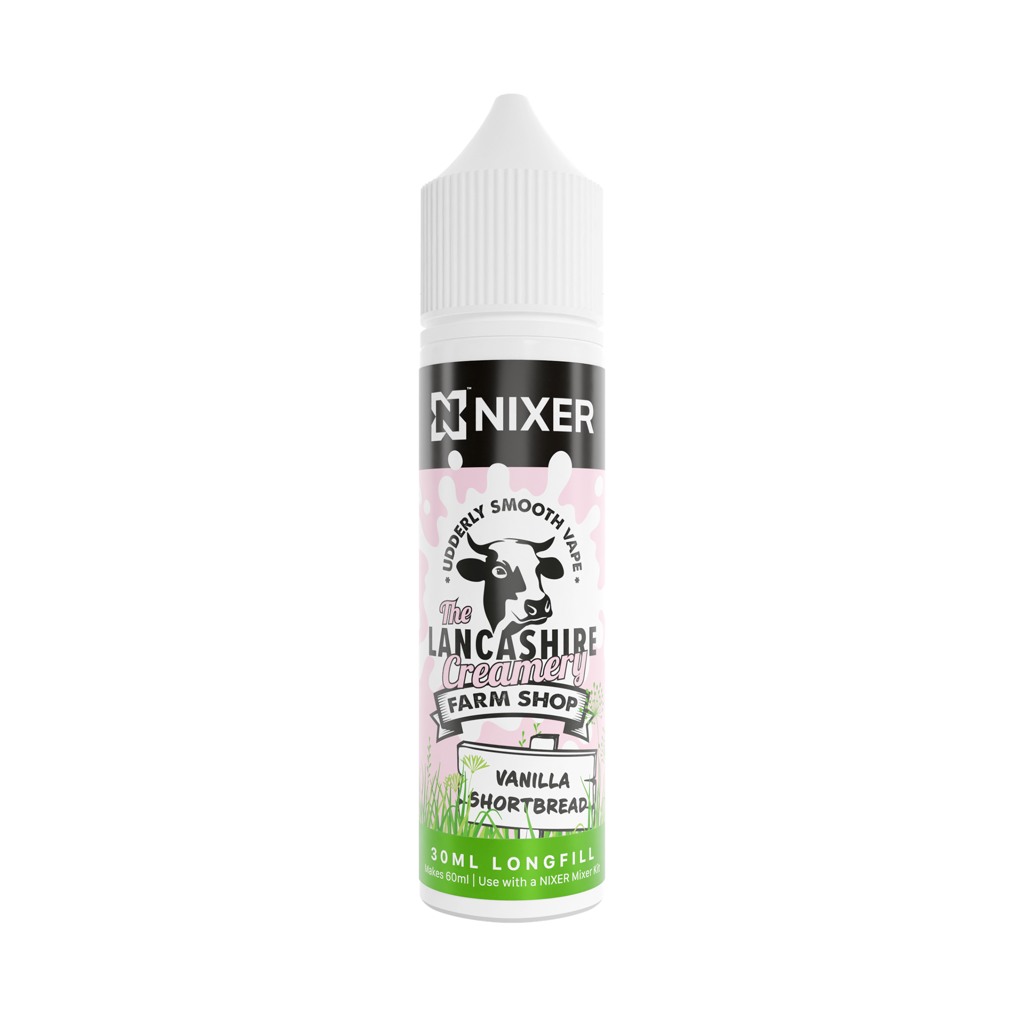 Nixer X The Lancashire Creamery - Vanilla Shortbread 60ml Longfill E-Liquid