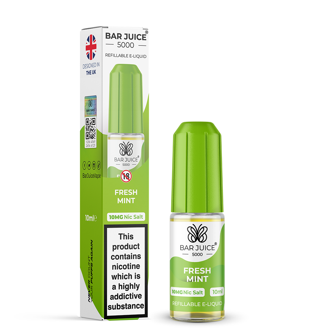 BAR JUICE 5000 - Fresh Mint 10ml E-Liquid