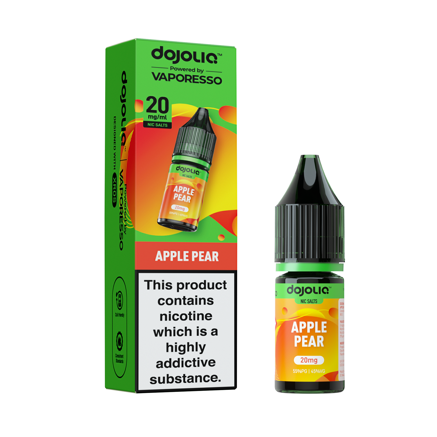 DOJOLIQ - Apple Pear Nic Salt 10ml Vape Juice