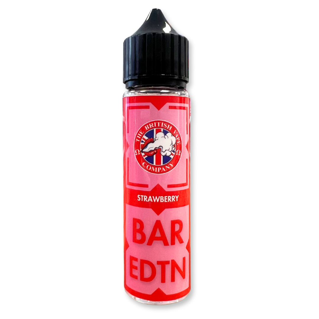 Bar Edition - Strawberry 60ml Longfill E-Liquid - The British Vape Company