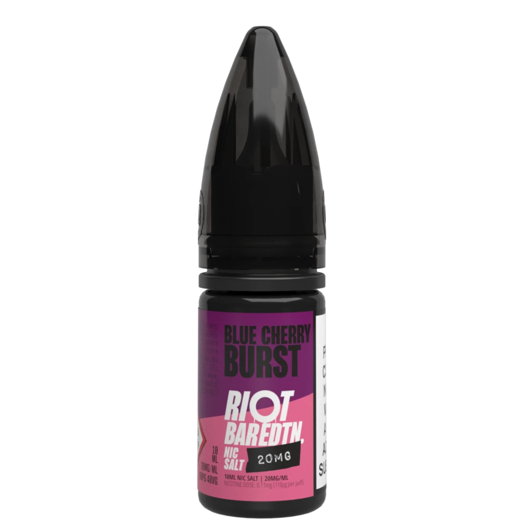 RIOT Bar EDTN - Blue Cherry Burst 10ml E-Liquid - The British Vape Company