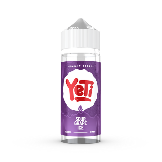 YETI Summit - Sour Grape Ice 100ml Shortfill E-Liquid - The British Vape Company