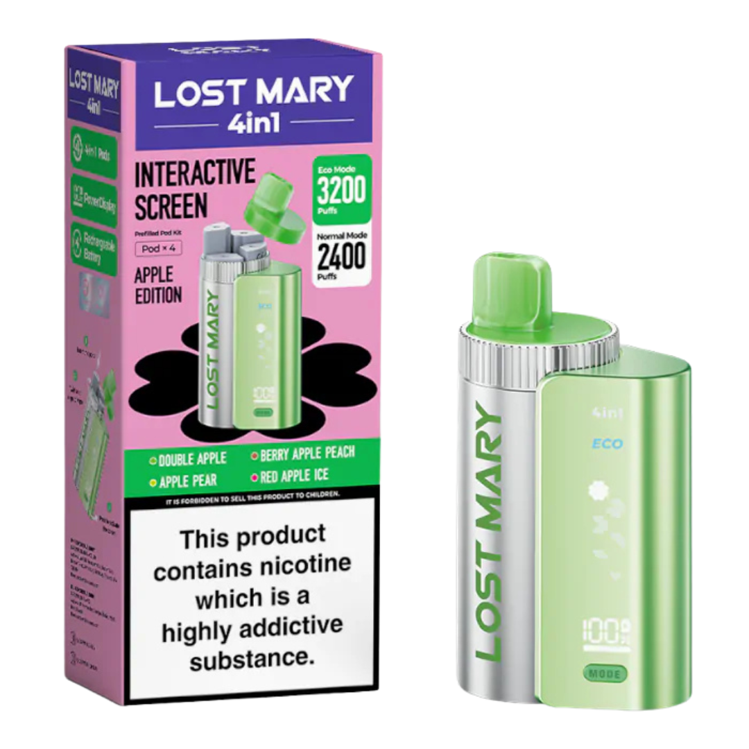 LOST MARY - 4 in 1 Prefilled Pod Vape Kit - The British Vape Company