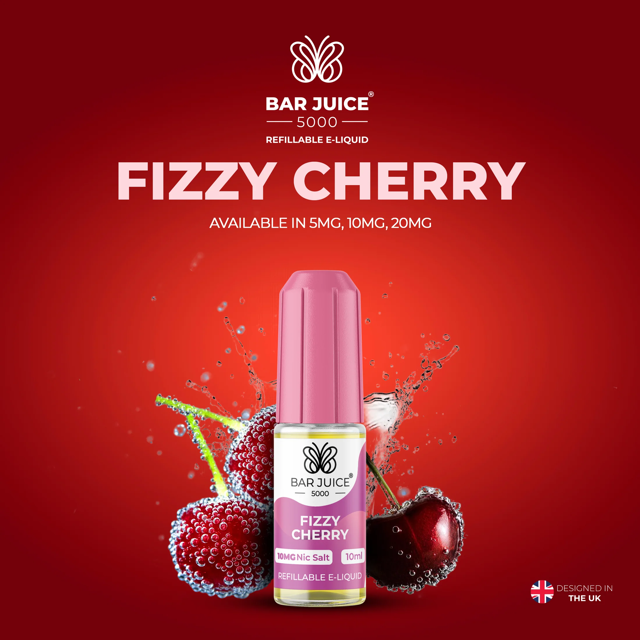 BAR JUICE 5000 - Fizzy Cherry 10ml E-Liquid