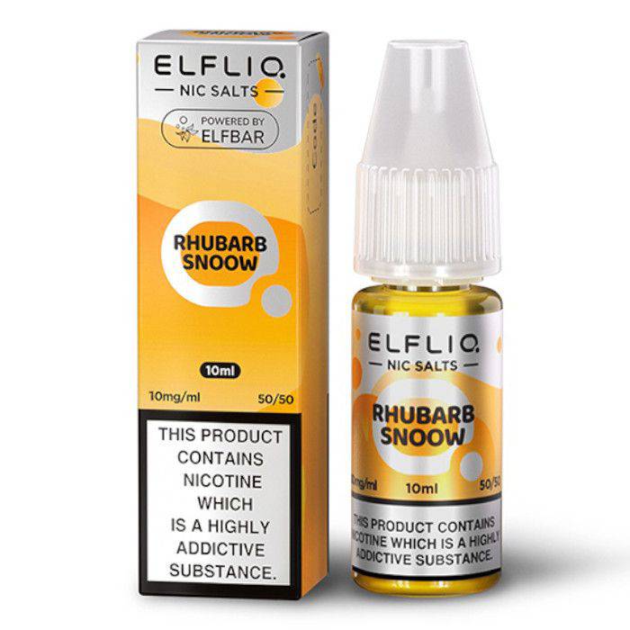 ELFLIQ - Rhubarb Snoow 10ml E-Liquid - The British Vape Company