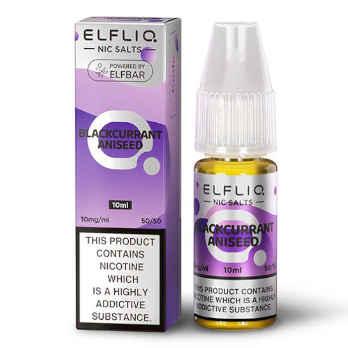 ELFLIQ - Blackcurrant Aniseed 10ml E-Liquid - The British Vape Company