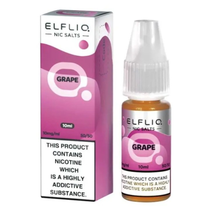 ELFLIQ - Grape 10ml E-Liquid - The British Vape Company