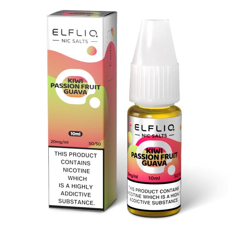 ELFLIQ -  Kiwi Passionfruit Guava 10ml E-Liquid - The British Vape Company