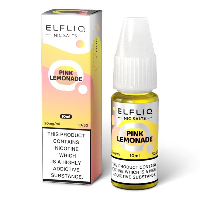 ELFLIQ - Pink Lemonade 10ml E-Liquid - The British Vape Company