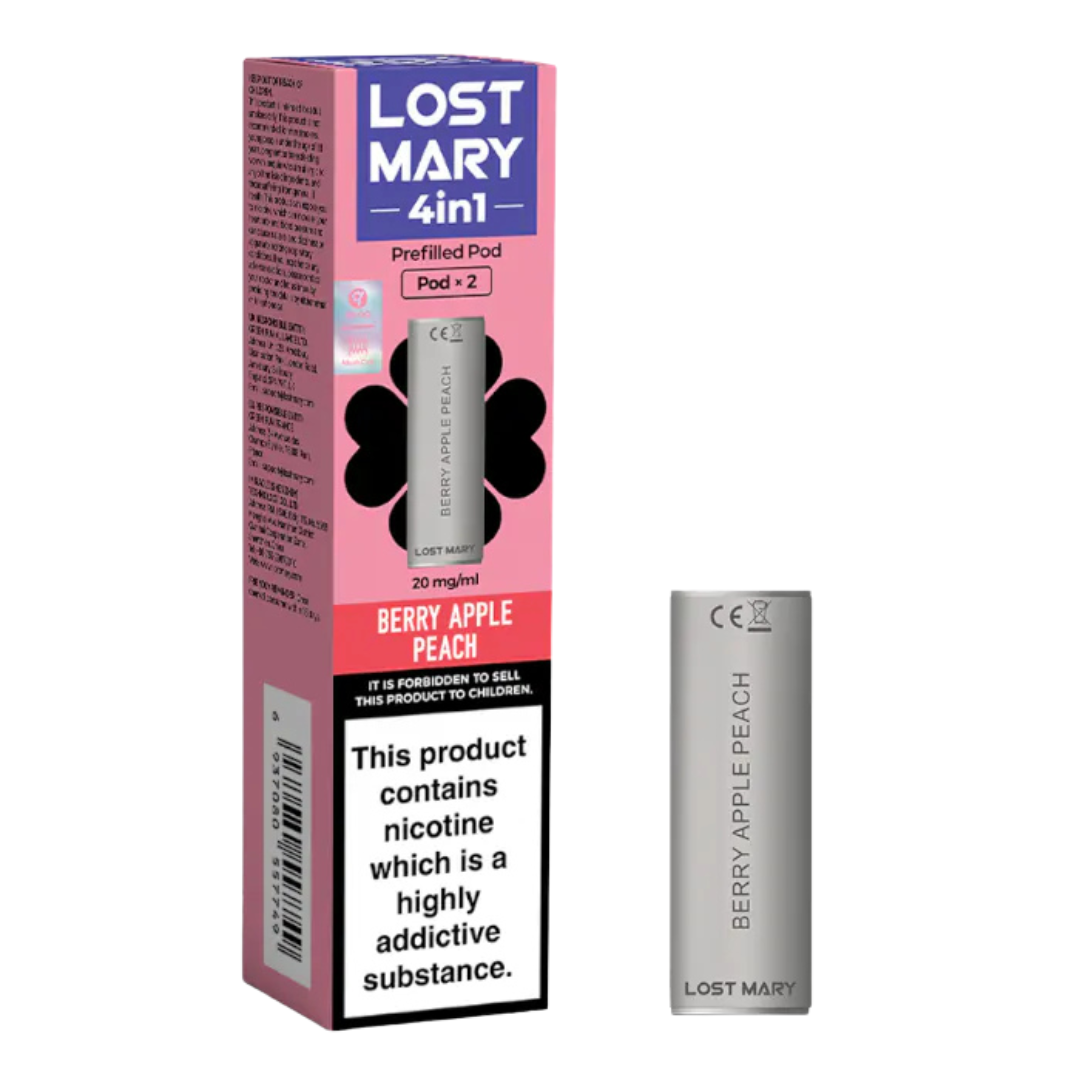LOST MARY - 4 in 1 Prefilled Replacement Vape Pods (2pcs) - The British Vape Company