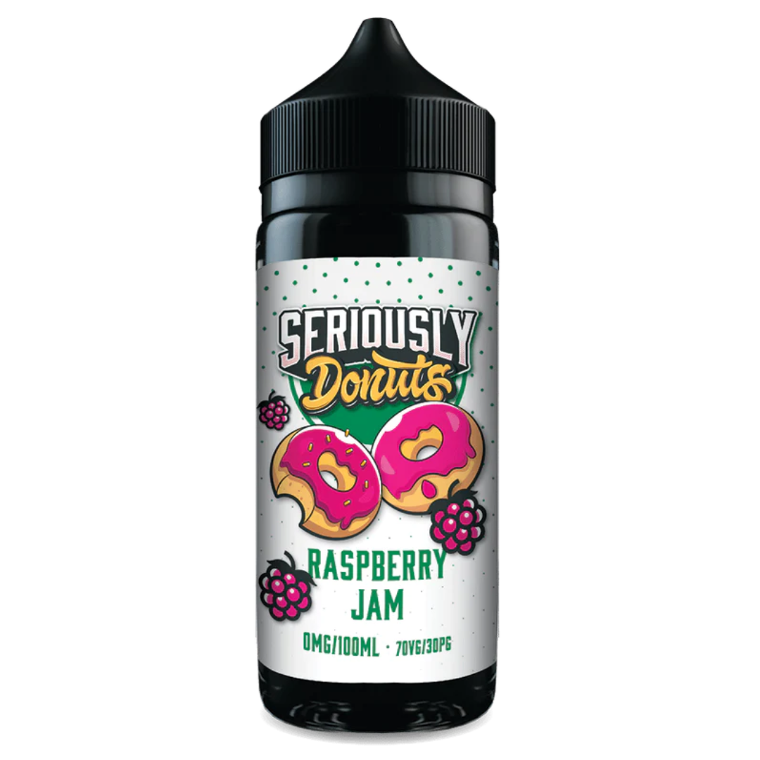 DOOZY Seriously Donuts - Raspberry Jam 100ml Shortfill E-Liquid - The British Vape Company