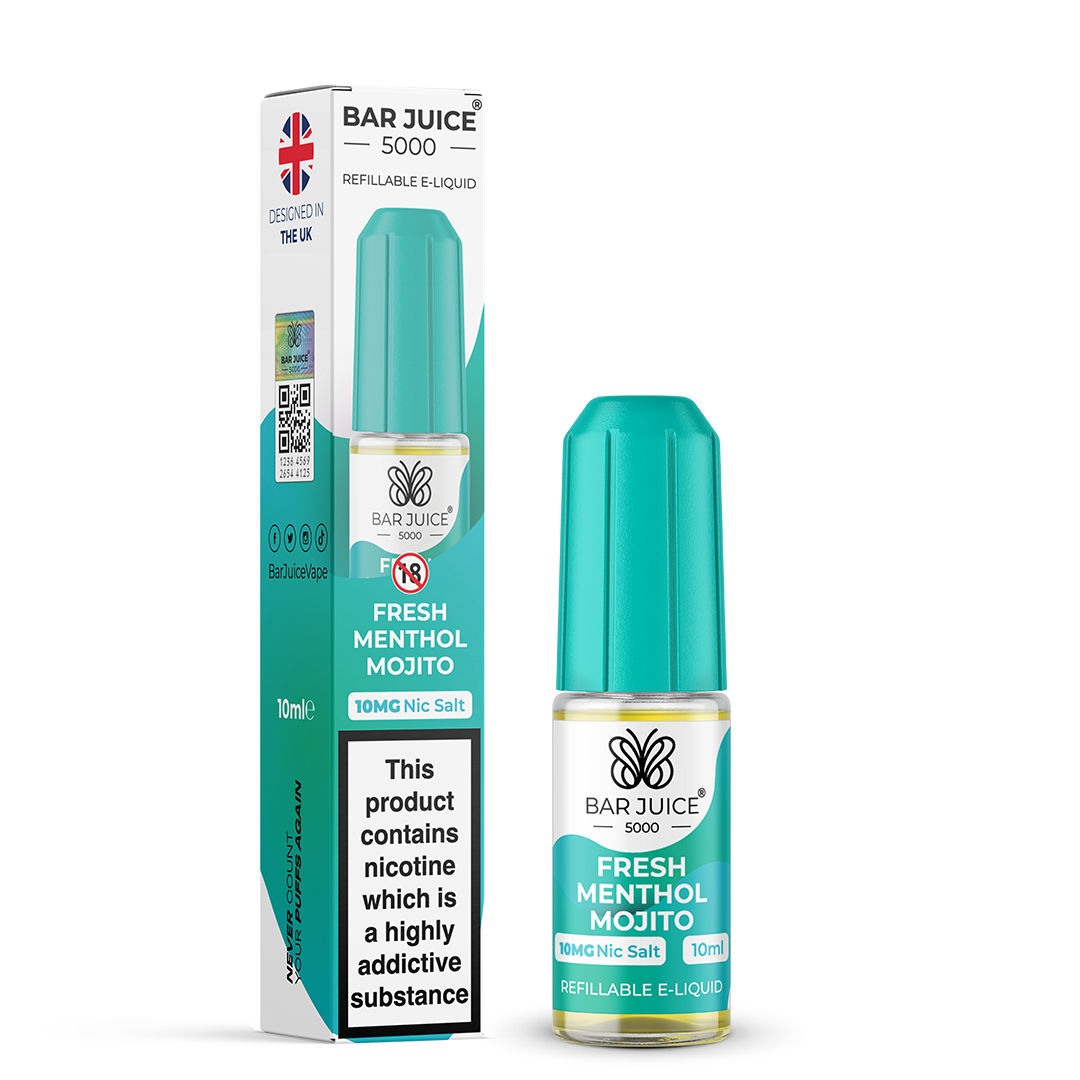 BAR JUICE 5000 - Fresh Menthol Mojito 10ml E-Liquid