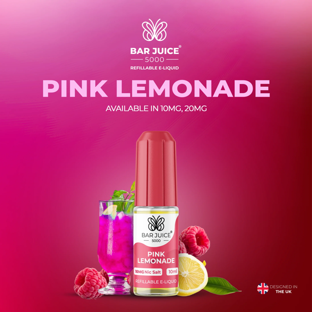 BAR JUICE 5000 - Pink Lemonade 10ml E-Liquid