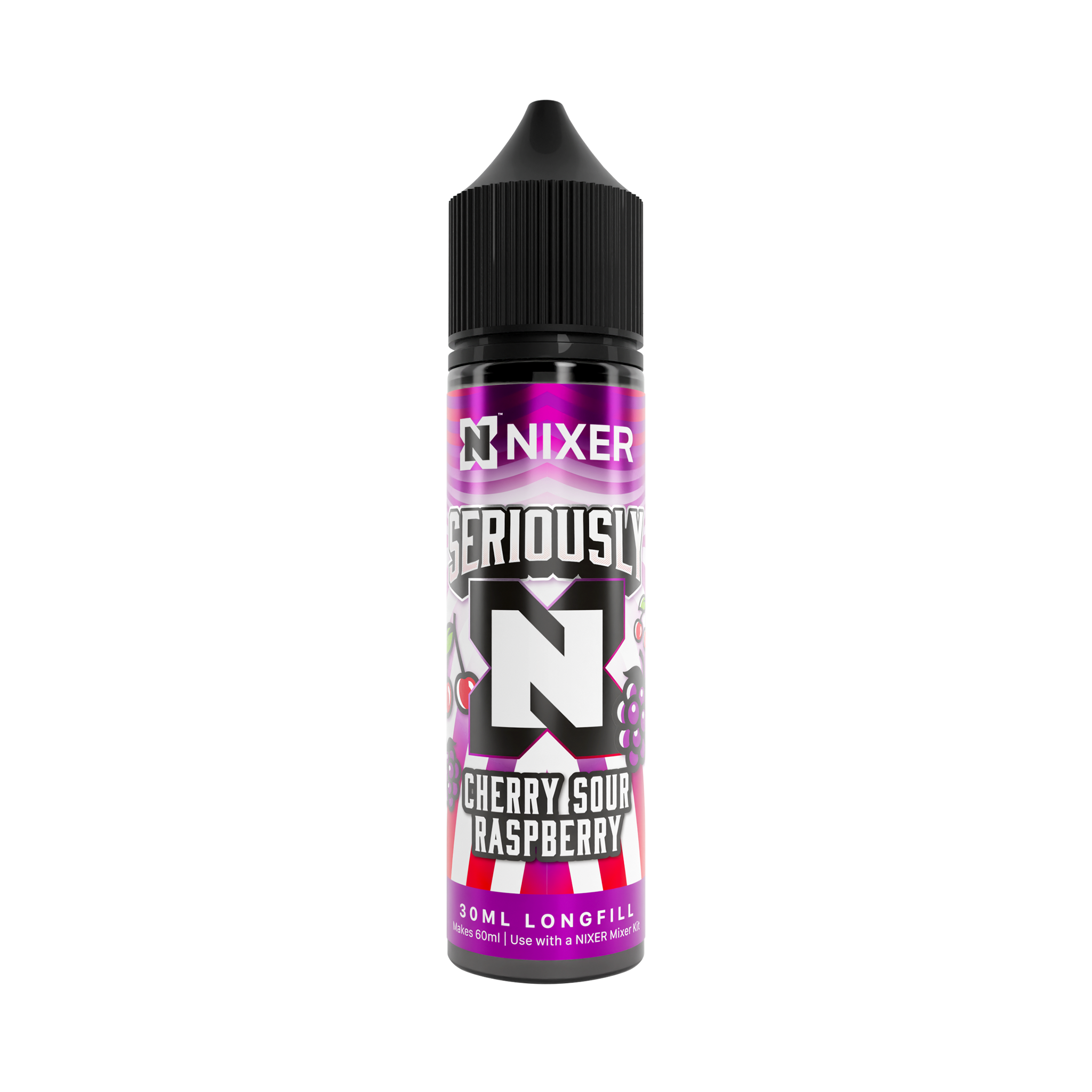 Nixer X Seriously - Cherry Sour Raspberry 60ml Longfill E-Liquid