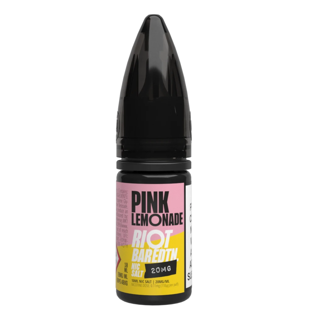 RIOT BAR EDTN – Pink Lemonade Nic Salt 10ml Vape Juice