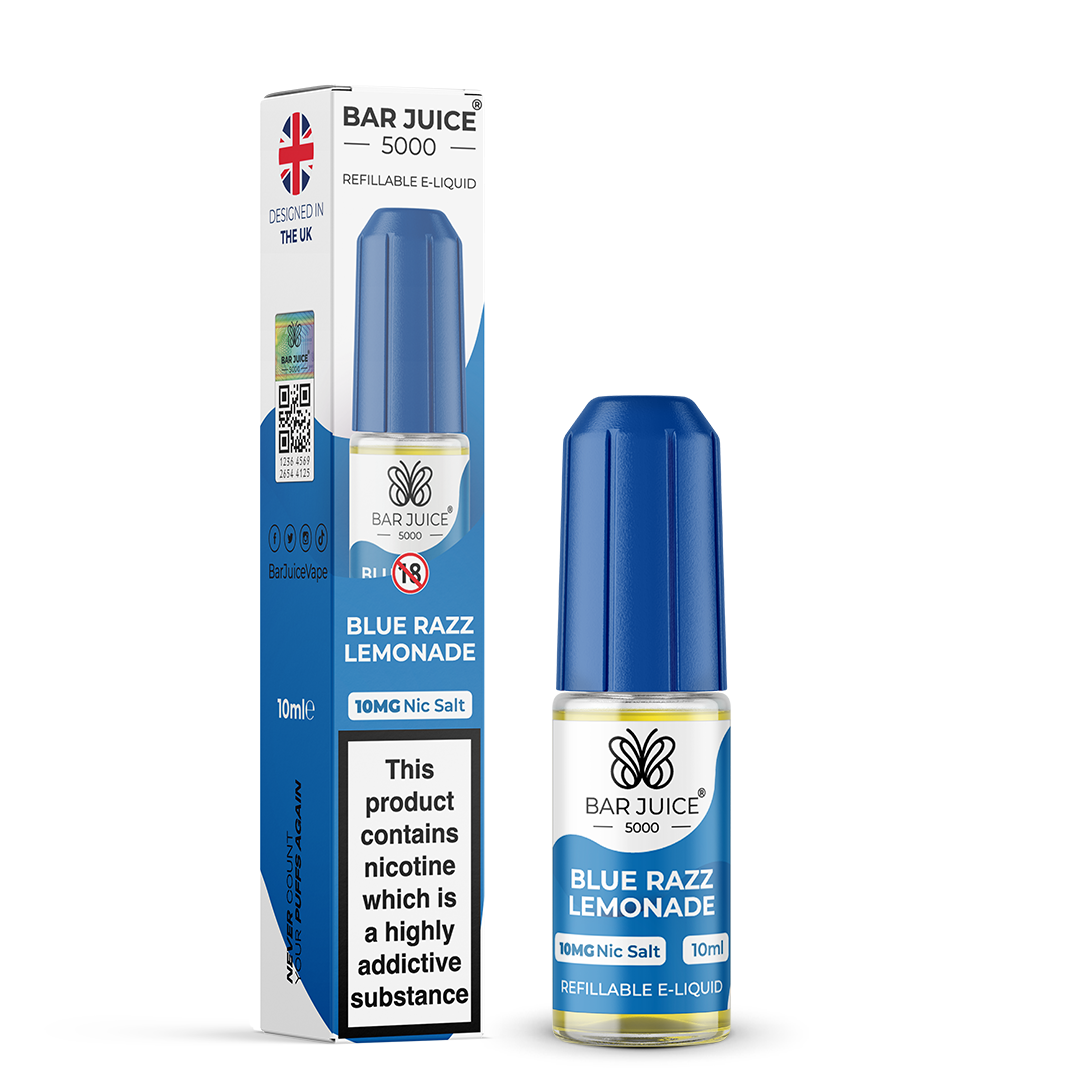 BAR JUICE 5000 - Blue Razz Lemonade 10ml E-Liquid