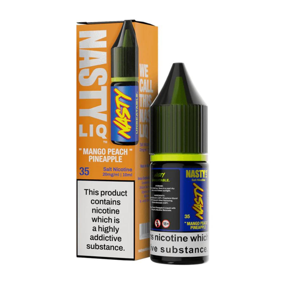 NASTY LIQ -  Mango, Peach & Pineapple 10ml E-Liquid - The British Vape Company