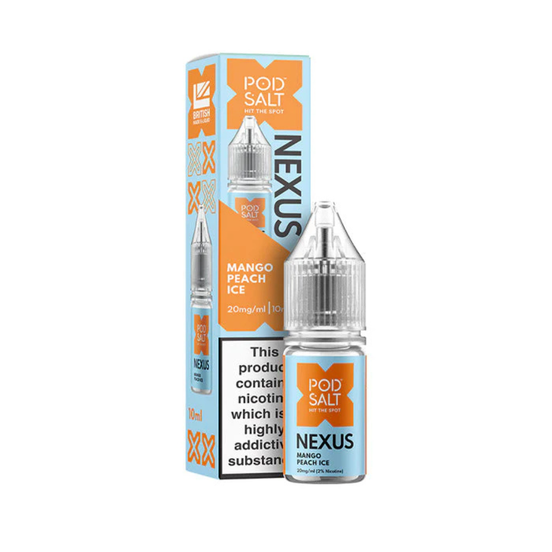 POD SALT NEXUS - Mango Peach Ice 10ml E-Liquid