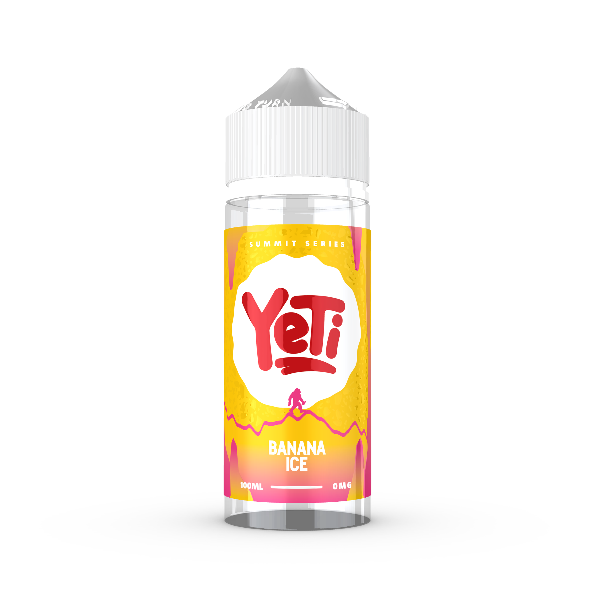 YETI Summit - Banana Ice 100ml Shortfill E-Liquid - The British Vape Company