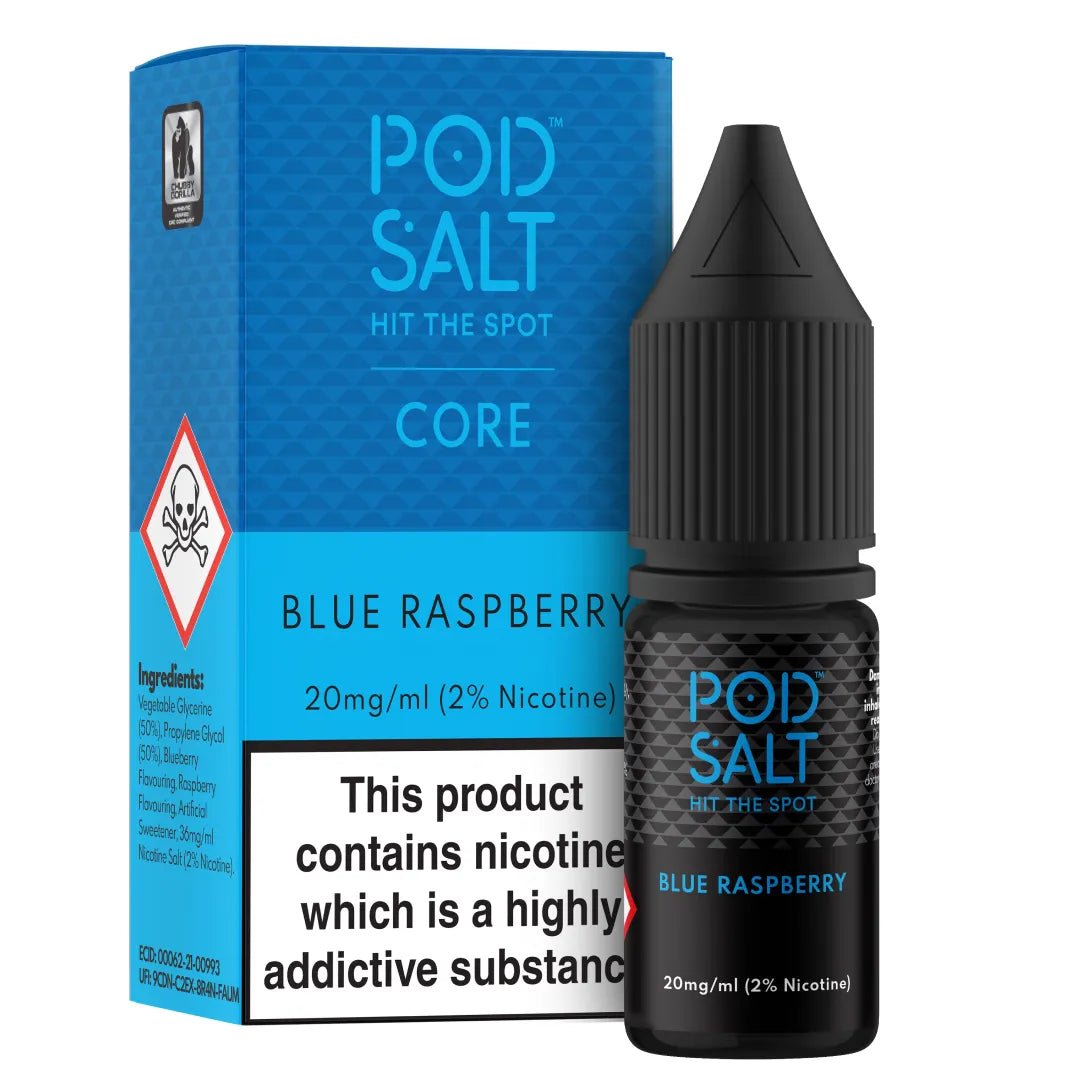 POD SALT CORE - Blue Raspberry 10ml E-Liquid