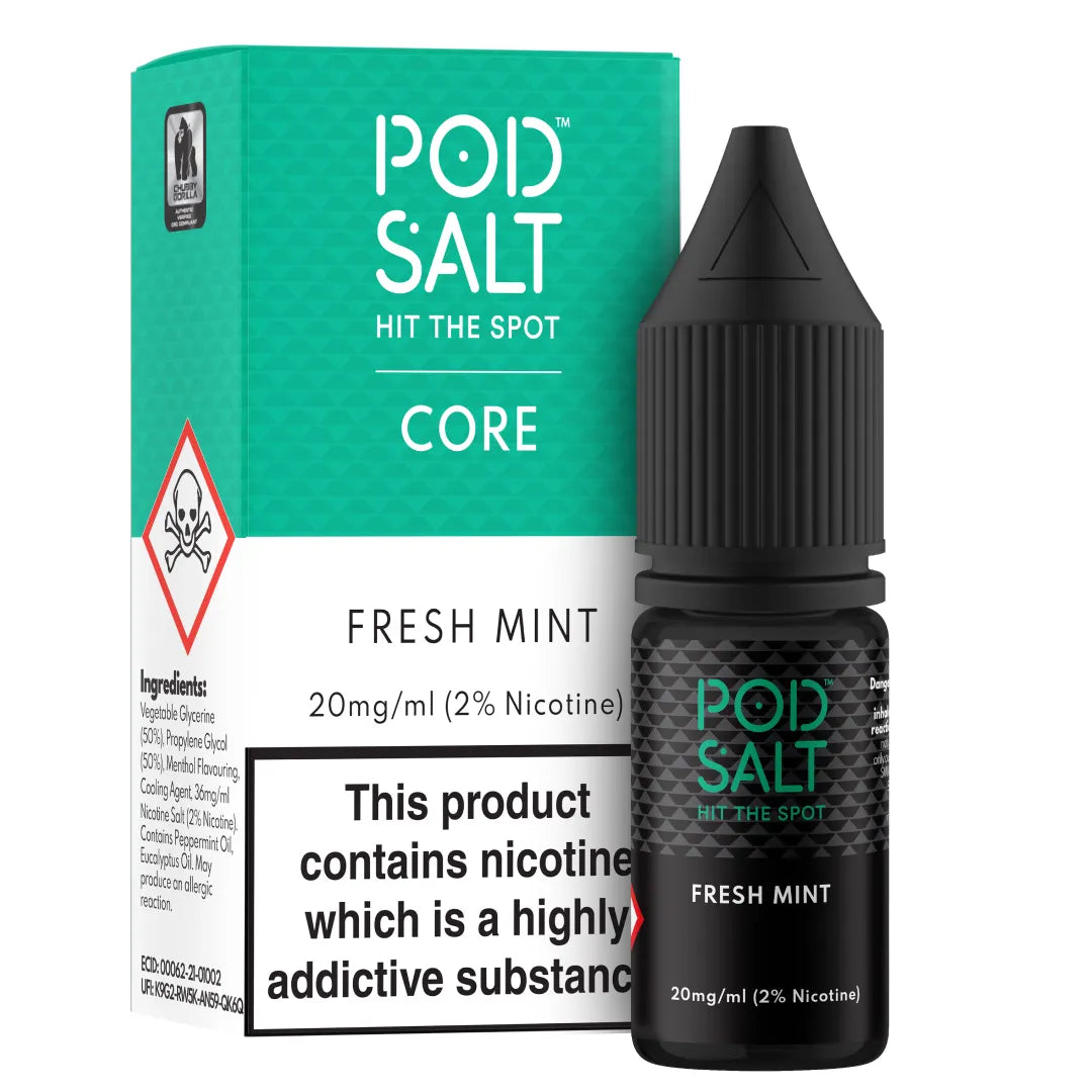 POD SALT CORE - Fresh Mint 10ml E-Liquid