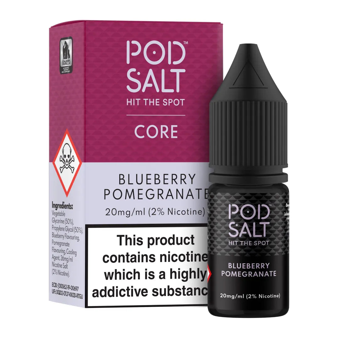 POD SALT CORE - Blueberry Pomegranate 10ml E-Liquid