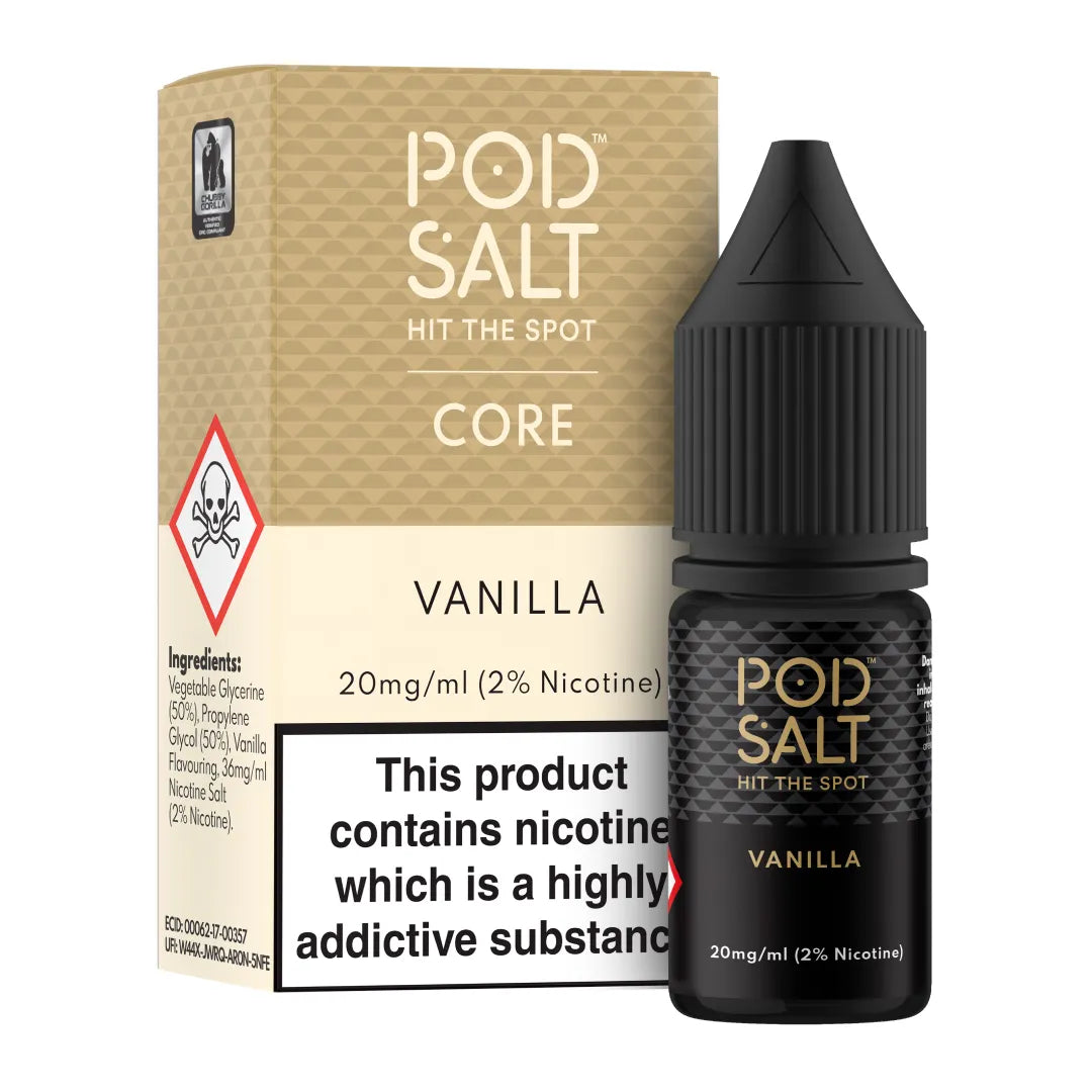 POD SALT CORE - Vanilla 10ml E-Liquid