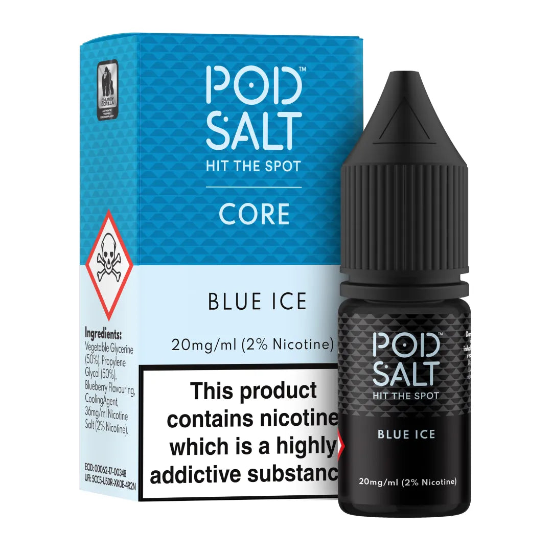 POD SALT CORE - Blue Ice 10ml E-Liquid