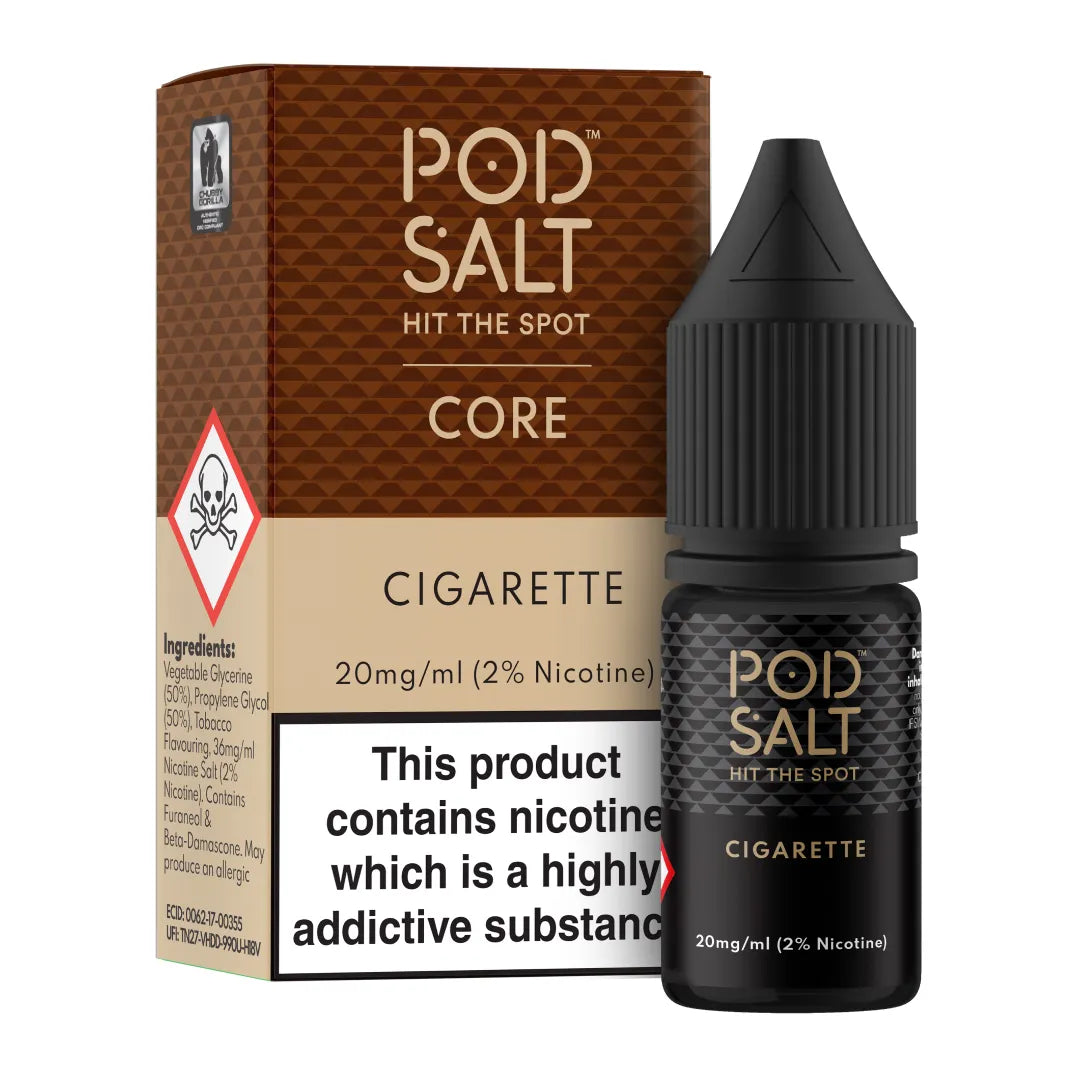 POD SALT CORE - Cigarette 10ml E-Liquid