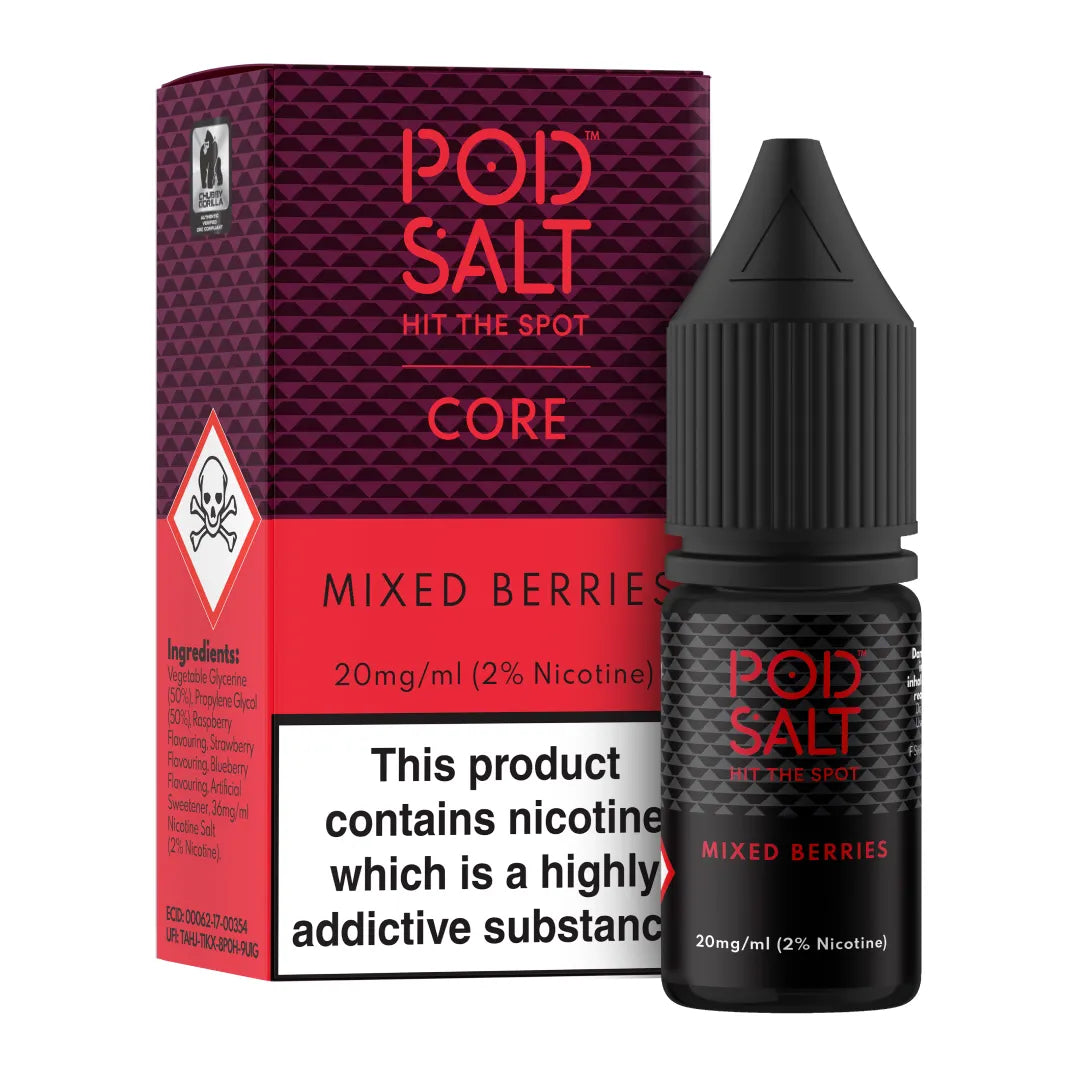 POD SALT CORE - Mixed Berries 10ml E-Liquid