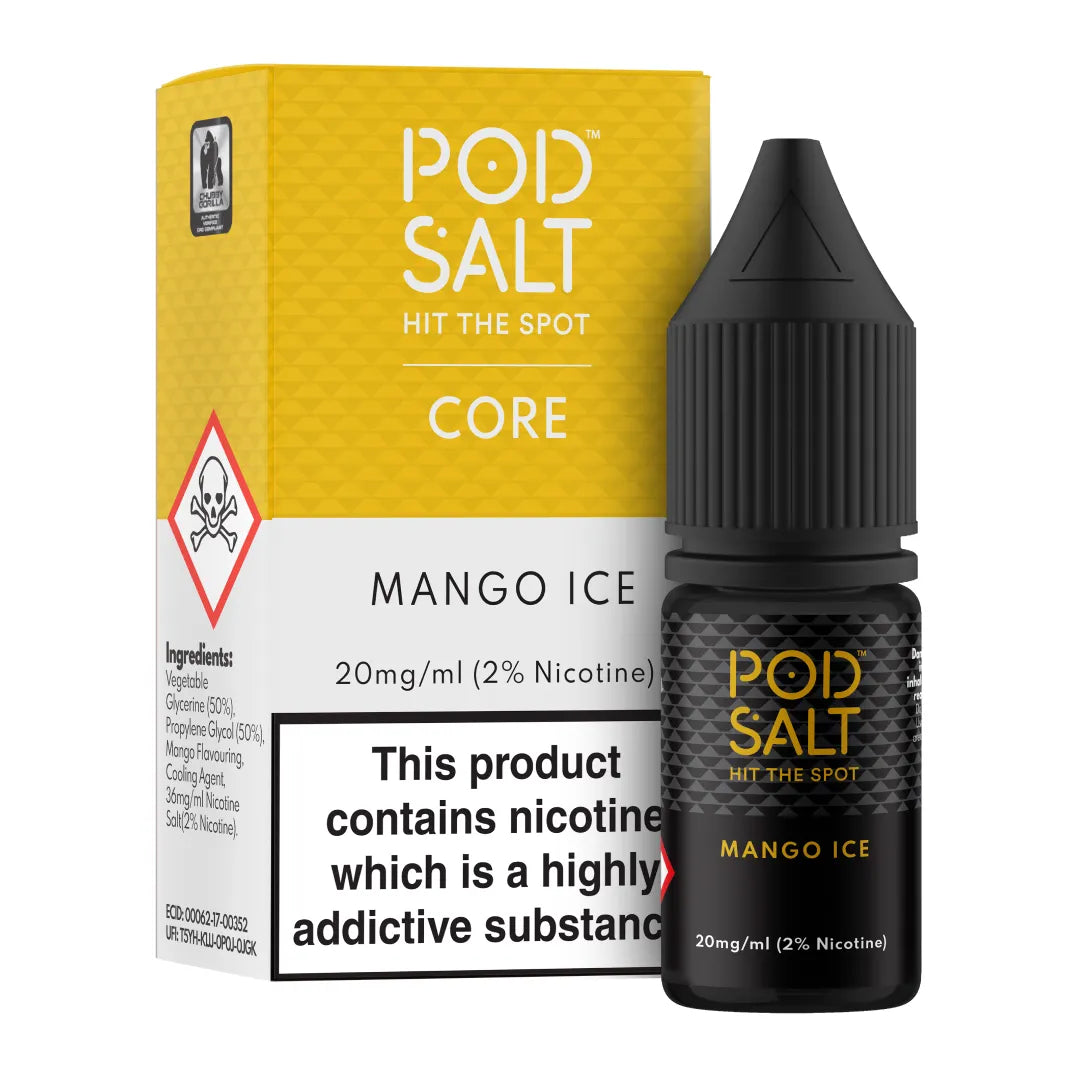 POD SALT CORE - Mango Ice 10ml E-Liquid