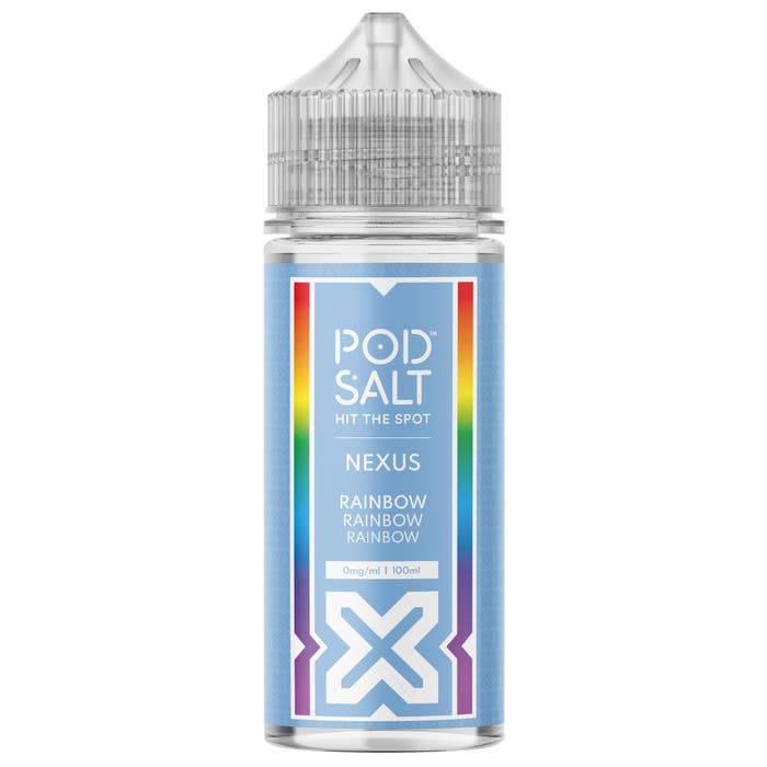 POD SALT Nexus - Rainbow 100ml Shortfill E-Liquid - The British Vape Company