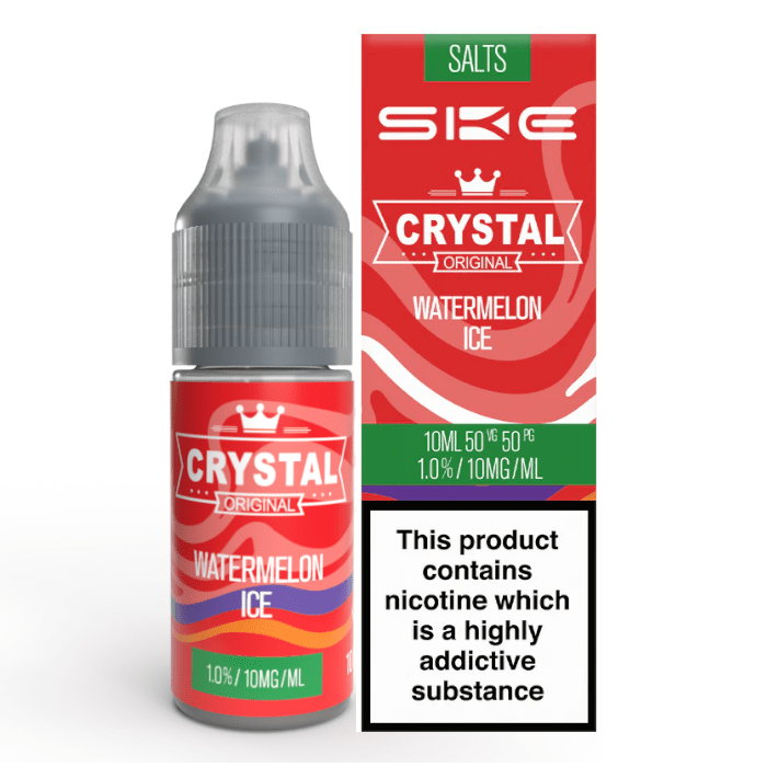 SKE Crystal - Watermelon Ice 10ml E-Liquid - The British Vape Company